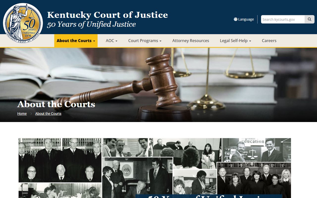 Nicholas County court records Kentucky court structure page